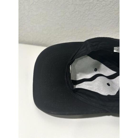 Black Solid Baseball Cap Hat Buckle Back Unisex - Picture 6 of 9